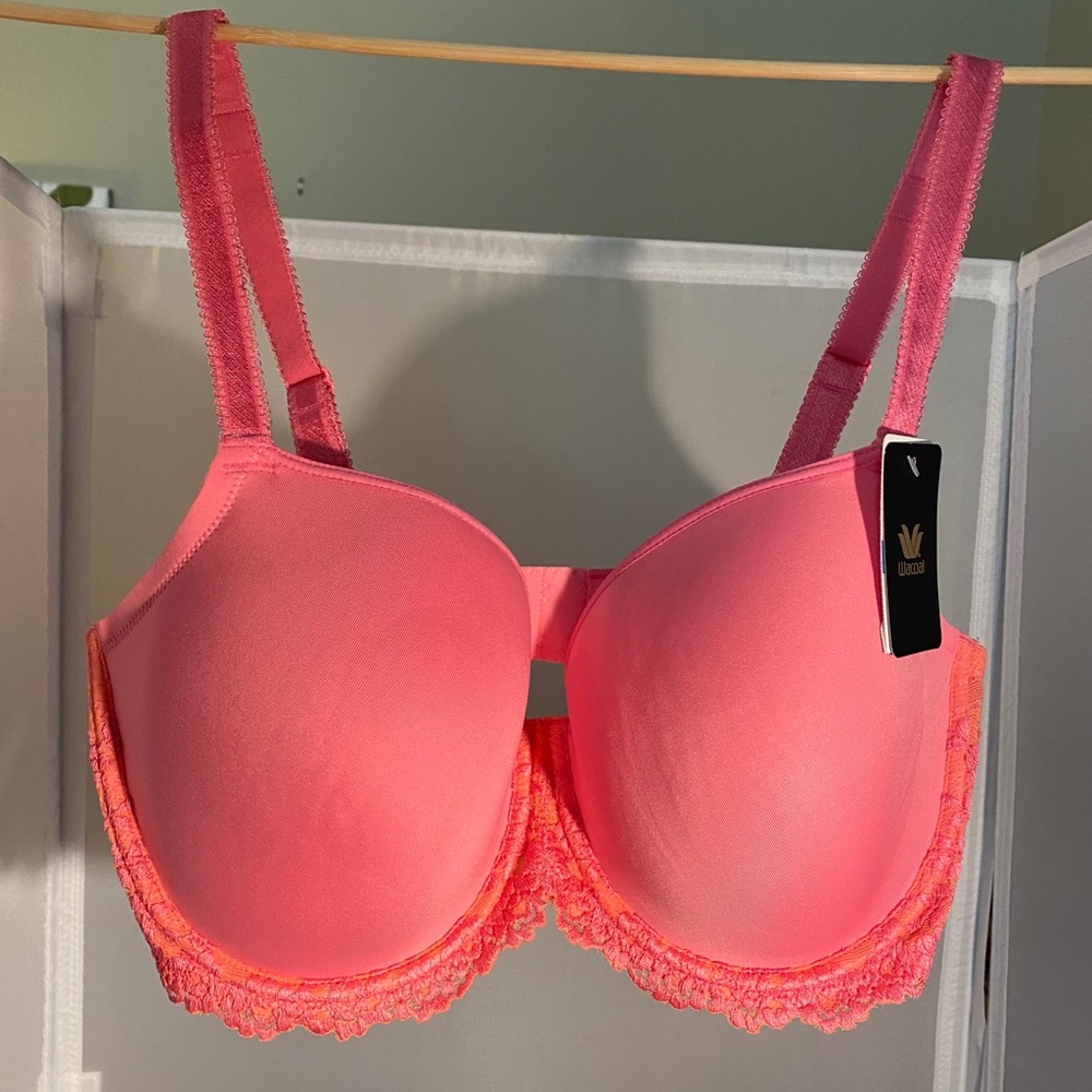 NWT Wacoal Bra, 36DDD, Pink